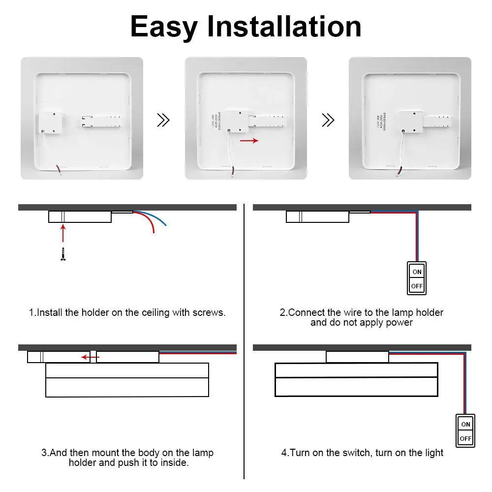 Modern Flush Mount Ceiling Light
